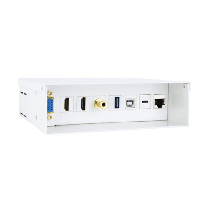 Caja de Conexiones Nanocable 10.35.0004/ VGA - 2x HDMI - Jack 3.5 - USB 3.0 - USB Tipo-C - USB 2.0 - RJ45_2