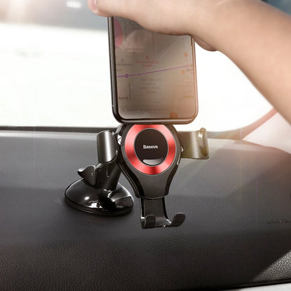 Baseus Osculum SUYL-XP09 gravity car holder for windshield or dashboard - red_19