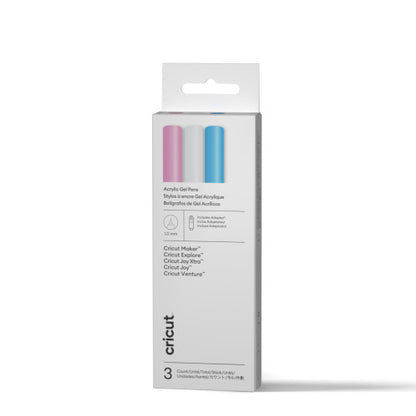 CRICUT BOLÃGRAFOS DE GEL ACRÃLICO , 1,0 MM (3 UDS.) + ADAPTADOR_0