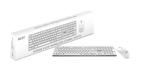 TECLADO + RATON MSI FORGE K210 W COMBO WHITE ES_0