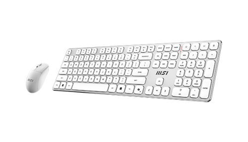 TECLADO + RATON MSI FORGE K210 W COMBO WHITE ES_2