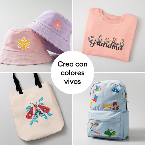 CRICUT PRINTABLE IRON-ON FOR BRIGHT FABRIC A4 - 5 SHEETS_1