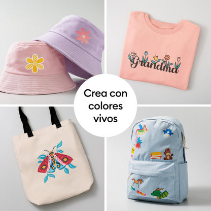 CRICUT PRINTABLE IRON-ON FOR BRIGHT FABRIC A4 - 5 SHEETS_1