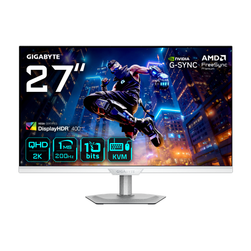 Monitor GIGABYTE M27Q2 QD ICE QLED / Branco_0