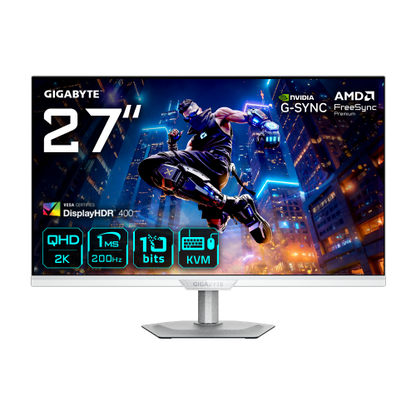 Monitor GIGABYTE M27Q2 QD ICE QLED / Branco_0