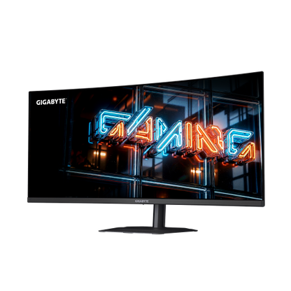 GIGABYTE MO34WQC36 Monitor Gaming Curvo 34â WQHD - 3440 x 1440, 360Hz, 0.03ms, KVM, 300 cd/mÂ², FreeSync Premium Pro, DisplayHDR True Black 500, HDMI 2.1, DisplayPort 2.1_1