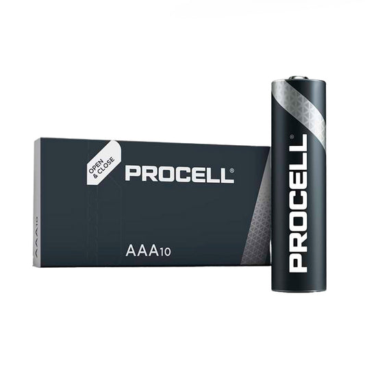 Pilha alcalina procell duracell aaa - lr03 1,5v (caixa de 10 unid.) Ã¸10,5x44,5mm_0