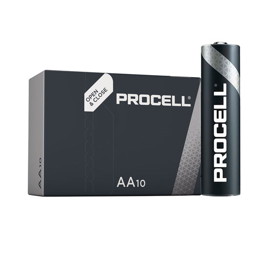 Pilha alcalina procell duracell aa - lr06 1,5v (caixa de 10 unid.) Ã¸14,5x50,5mm_0