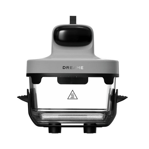 Dreame Tasti Sencillo Independiente 1500 W Freidora de aire caliente Negro, Transparente, Blanco_1