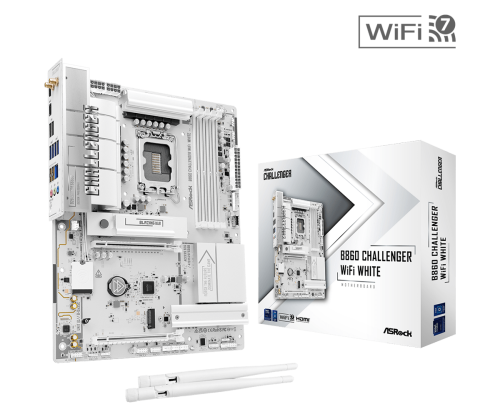 Asrock B860 Challenger WiFi White Intel B860 LGA 1851 (Socket V1) ATX_0