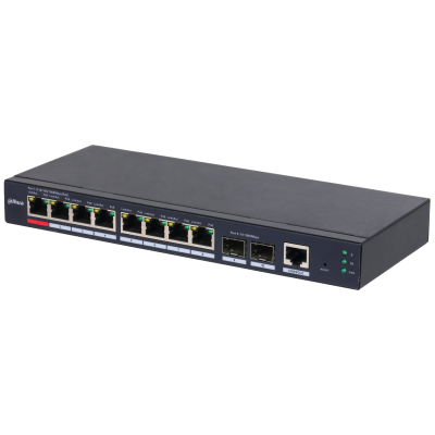 (DH-S4210-8GT-110) DAHUA SWITCH INDUSTRIAL L2 GESTIONABLE POE WATCHDOG 8 PUERTOS_0