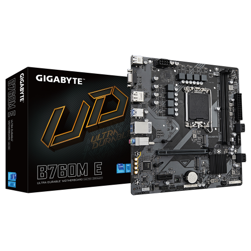 Mainboard GIGABYTE B760M E / Preto_0