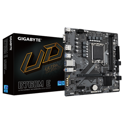Mainboard GIGABYTE B760M E / Preto_0