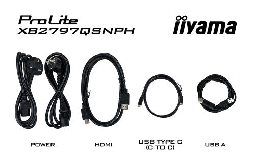 MONITOR IIYAMA 27" CON CAMARA INTEGRADA DE 5 MP COMPATIBLE CON WINDOWS HELLO, MICROFONO, DOCK USB-C, LAN, CONMUTADOR KVM Y SOPORTE AJUSTABLE EN ALTURA DE 15 CM_25