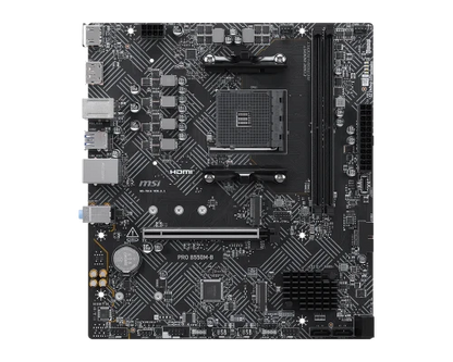 PLACA MSI PRO B550M-B,AMD,AM4,B550,2DDR4,64GB,HDMI+DP,GBLAN,4SATA3+2M.2,7USB3.2,MATX_1