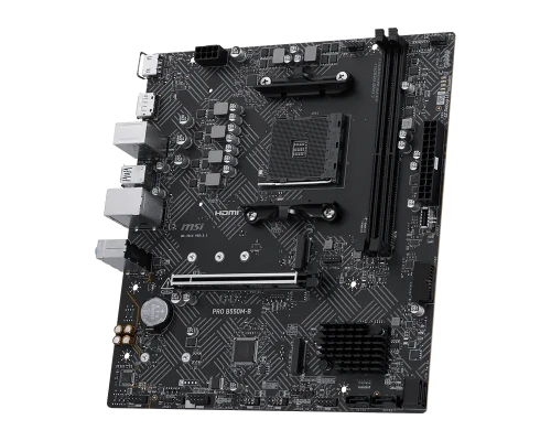 PLACA MSI PRO B550M-B,AMD,AM4,B550,2DDR4,64GB,HDMI+DP,GBLAN,4SATA3+2M.2,7USB3.2,MATX_3