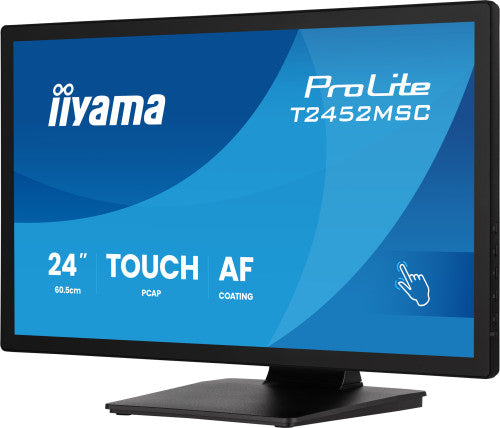 MONITOR IIYAMA 24â TACTIL IPS FULL HD 1920X1080 120HZ 5MS GTG 16:9 400CD 178Â° PCAP+ 10 PUNTOS USB TACTIL HDMI DP HUB USB 2X ALTAVOCES 2X1W VESA 100X100_3
