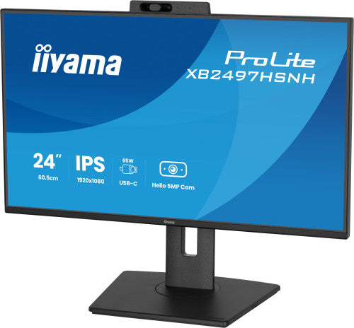 MONITOR IIYAMA XB2497HSN-B1, 23,8", PROLITE, PANEL IPS, PUERTO USB-C, RJ45 (LAN), SOPORTE ERGONOMICO_7