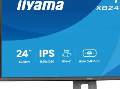 MONITOR IIYAMA XB2497HSN-B1, 23,8", PROLITE, PANEL IPS, PUERTO USB-C, RJ45 (LAN), SOPORTE ERGONOMICO_10
