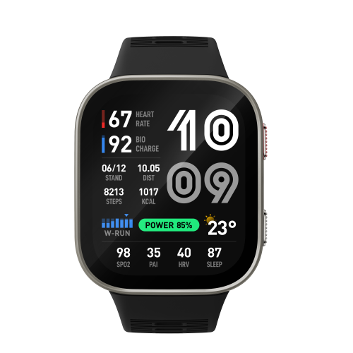Amazfit Bip Max 5,26 cm (2.07") AMOLED Digital 432 x 514 Pixeles Pantalla tÃ¡ctil Negro Wifi GPS (satÃ©lite)_1