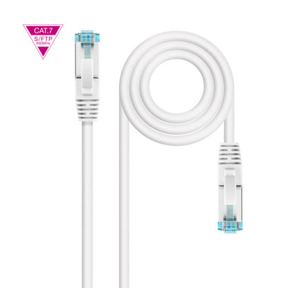 Nanocable Cable de Red Cat.7 600MHZ LSZH SFTP PIMF AWG26, Blanco, 2 m_0