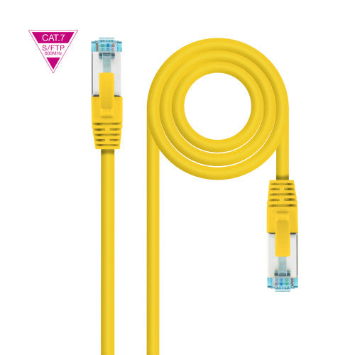 Cable de Red RJ45 SFTP Nanocable 10.20.1702-Y Cat.7/ 2m/ Amarillo_0
