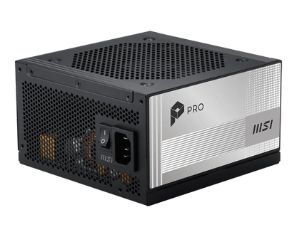 FUENTE ALIMENTACION MSI PRO A850PL PCIE5,PSU,850W,80 PLUS PLATINUM,MODULAR,120MM,ACTIVE PFC,1XPCI-E 5 (16PIN),3XPCI-E (6+2 PIN),6XSATA (15 PIN)_0