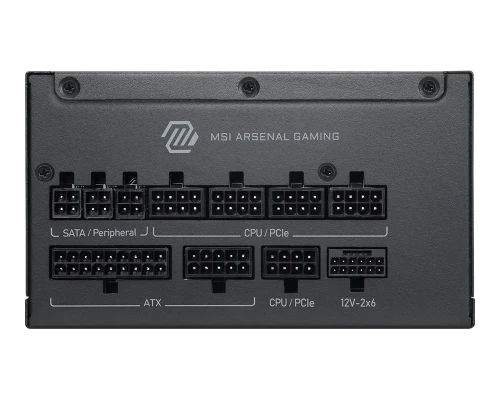 FUENTE ALIMENTACION MSI MAG A1000PLS PCIE5,PSU,1000W,80 PLUS PLATINUM,MODULAR,135MM,ACTIVE PFC,1XPCI-E 5 (12+4 PIN),4XPCI-E (6+2 PIN),8XSATA (15 PIN)_2