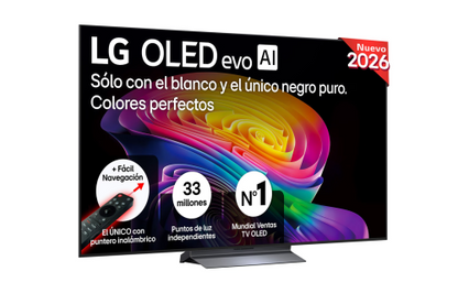 Televisor LG OLED evo AI C6 OLED65C66LB 65"/ Ultra HD 4K/ Smart TV/ WiFi_1