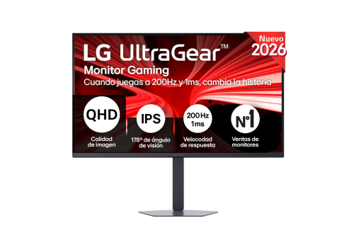 MONITOR LG, 32", 32G600A-B, 81,3 CM, 2560 X 1440 PIXELES, QUAD HD, LCD, 1 MS, NEGRO_1