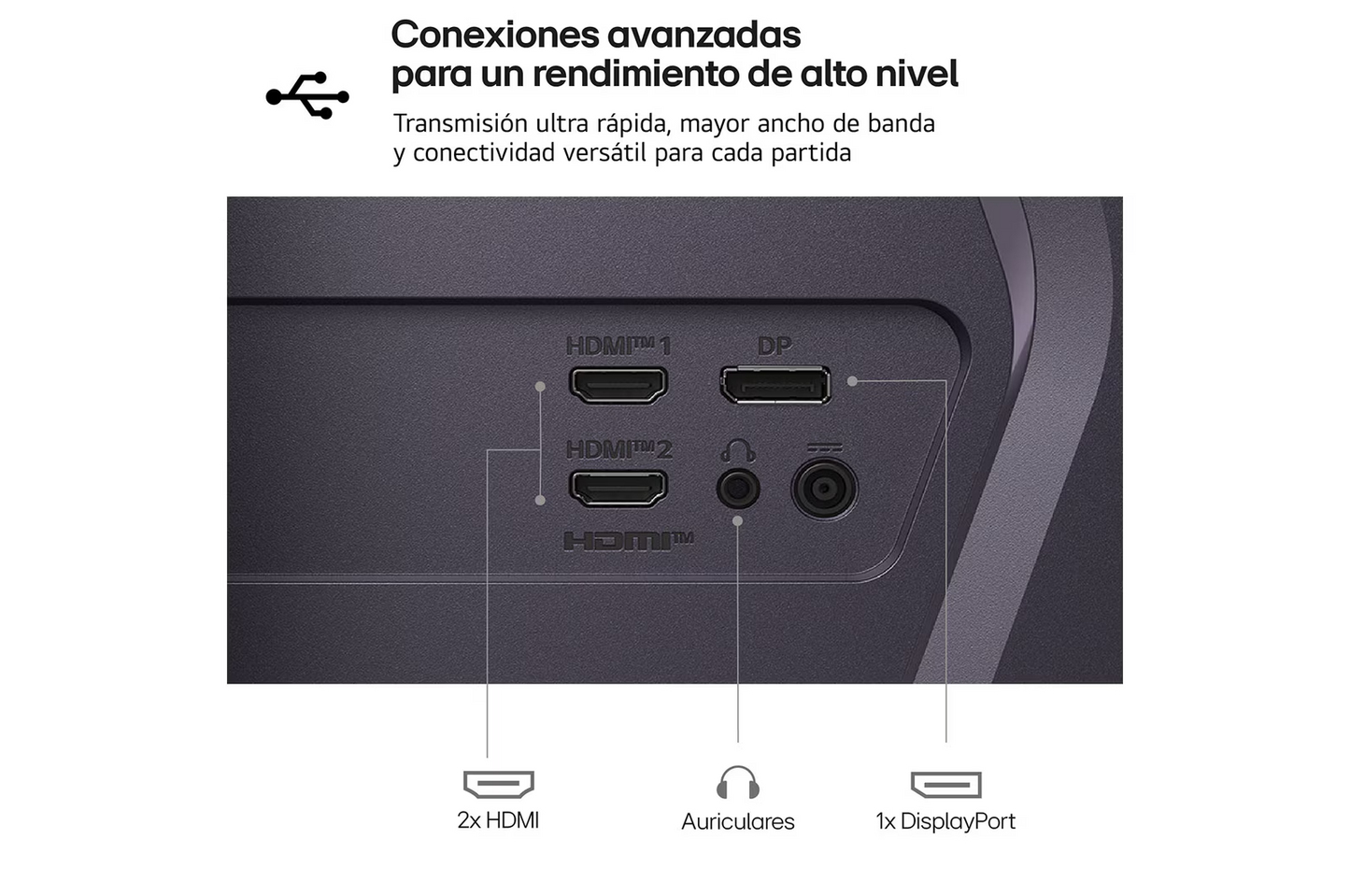 MONITOR LG, 32", 32G600A-B, 81,3 CM, 2560 X 1440 PIXELES, QUAD HD, LCD, 1 MS, NEGRO_2