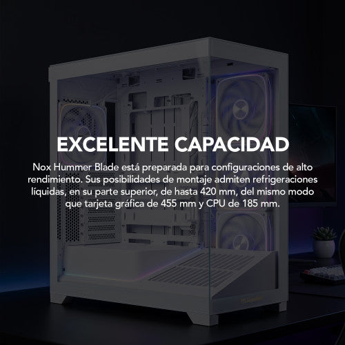 Caja Gaming Semitorre Nox Hummer Blade/ Blanca_23