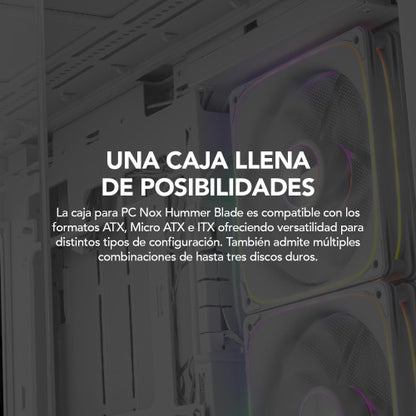 Caja Gaming Semitorre Nox Hummer Blade/ Blanca_26
