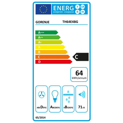 Exaustor Gorenje TH64E4BG / Preto / 60cm_2
