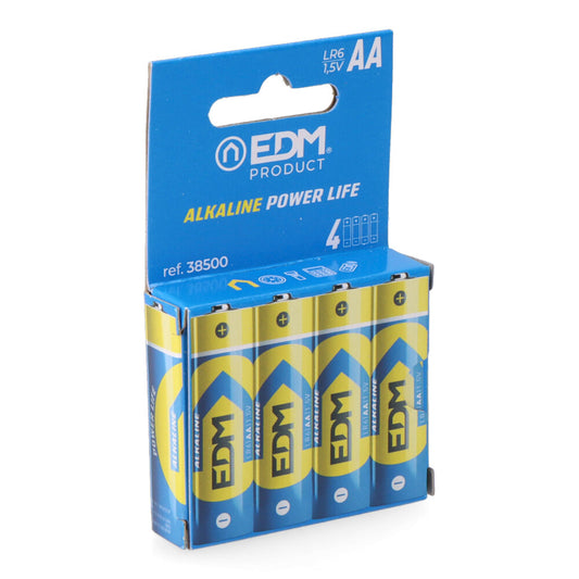 Pilha edm alcalina long life aa - lr06 1,5v (blÃ­ster 4 unid.) Ã¸14,5x50,5mm_0