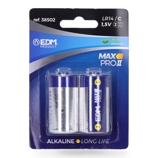 Pilha alcalina long life c - lr14 1,5v (blÃ­ster 2 unid.) Ã¸26,2x50mm_0