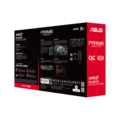 Radeon RX 9070 GRE PRIME OC, Grafikkarte_12