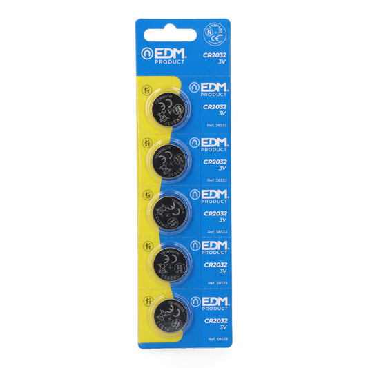 Micro pilha botÃ£o de lÃ­tio max-pro cr2032 3 v Ã¸20 x 3,2 mm, blÃ­ster 5 unidades_0