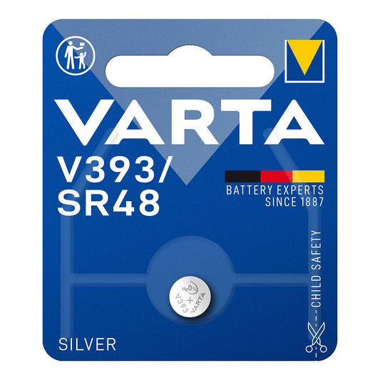Micro pilha botÃ£o varta silver sr48 - v393 1,55v (blÃ­ster 1 unid.) Ã¸7,9x5,4mm_0