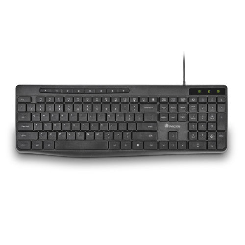 NGS SPECTRA (QUERTY, ES) teclado Hogar / Oficina USB QWERTY EspaÃ±ol Negro_0