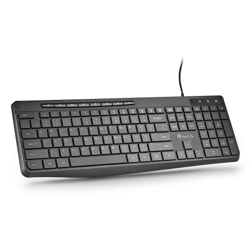 NGS SPECTRA (QUERTY, ES) teclado Hogar / Oficina USB QWERTY EspaÃ±ol Negro_2