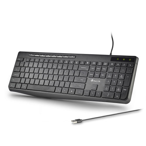 NGS SPECTRA (QUERTY, ES) teclado Hogar / Oficina USB QWERTY EspaÃ±ol Negro_4