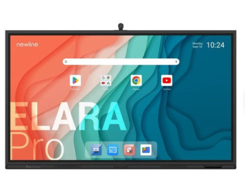 NEWLINE MONITOR INTERNATIVO ELARA PRO (TT-7523QCA+ VAL) 75", ANDROID 15, GOOGLE EDLA, MULTI USUARIO, 2X25W+SUB20W, WIFI 6 + BL, NFC, USB-C 100W, USB-C OUT, 16GB Y 320GB, 40 PT, NEWLINE APPS_0