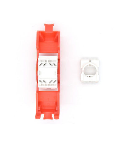 WP WPC-KEY-6UP-TL/R conector RJ45 Rojo, Blanco_2
