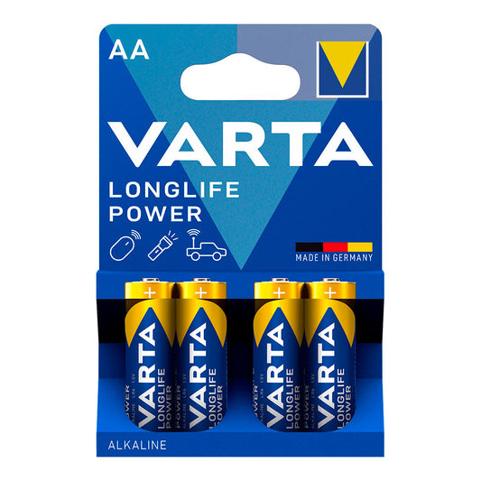Pilha varta alcalina longlife aa - lr06 2 tiras (10 blÃ­sters 4 unid.) Ã¸14,5x50,5mm preÃ§o por blÃ­ster_0