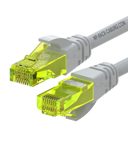 WP WPC-PAT-6AU010 cable de red Gris 1 m Cat6a U/UTP (UTP)_0