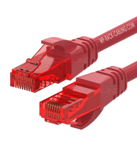 WP WPC-PAT-6U002R cable de red Rojo 0,2 m Cat6 U/UTP (UTP)_0