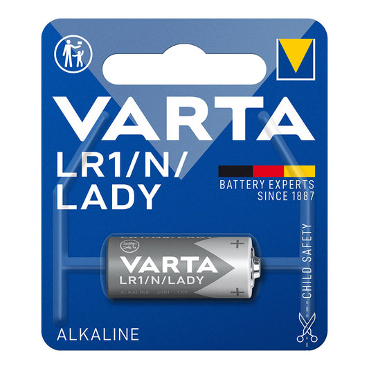 Pilha varta alcalina lr1 lady 1.5v (blÃ­ster 1 unid.) Ã¸12x30,2mm_0