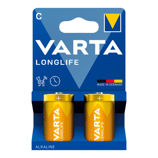 Bateria alkalina longlife c - lr14 (blister de cartÃ£o 2 peÃ§as) Ã¸26,2 x 50 mm_0