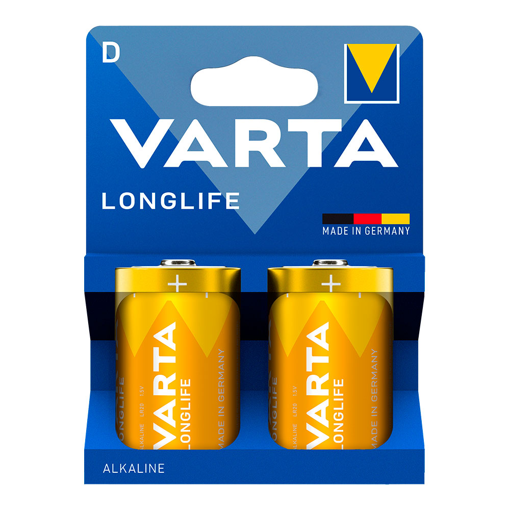 1x2 Varta Longlife Mono D LR 20_0